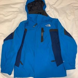 Boys Blue North Face Windbreaker-Rain Jacket